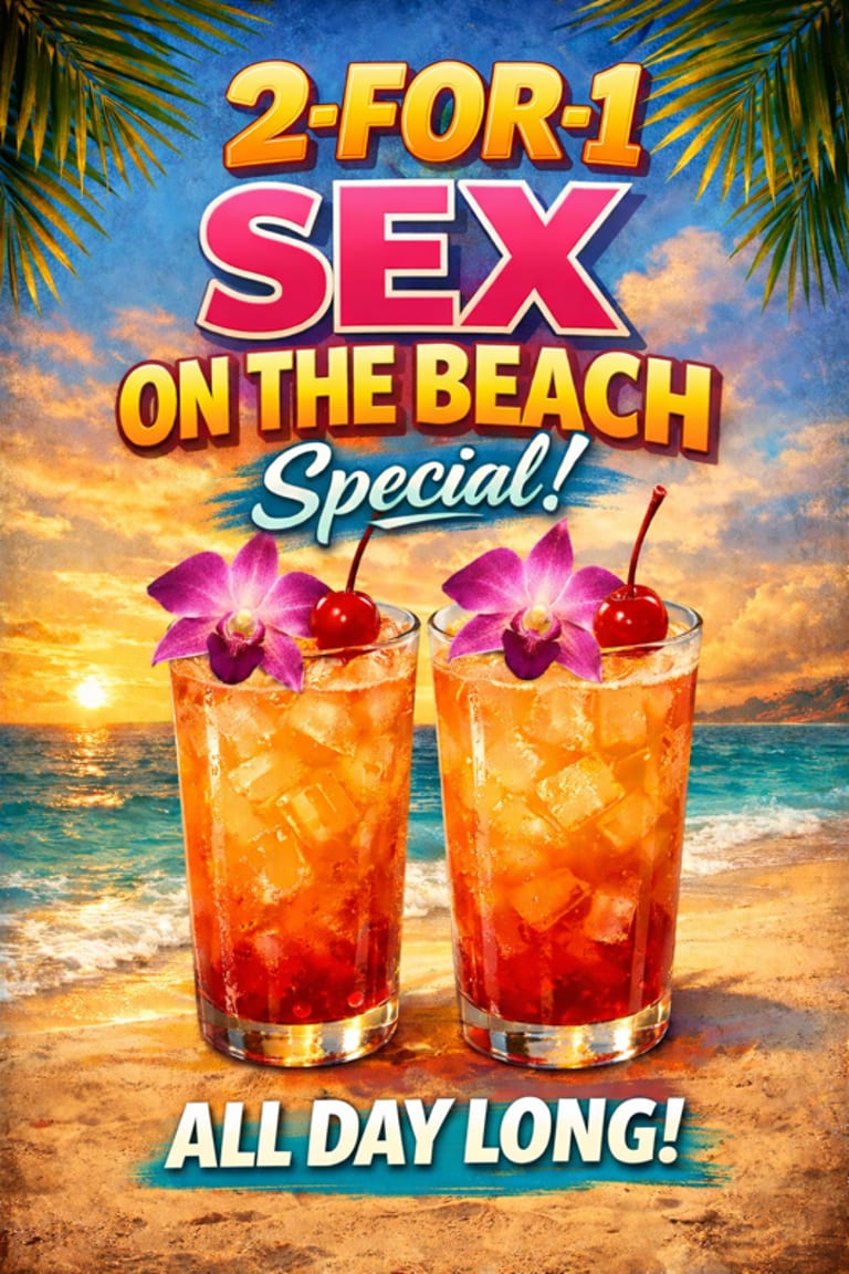 2-for-1 Sex on the Beach