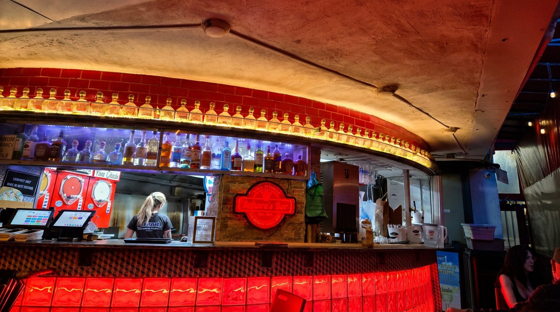The bar side of Sahara