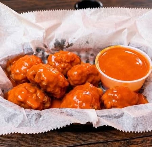 Boneless Buffalo Wings.